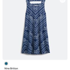Nine Britton Navy and White Dress
